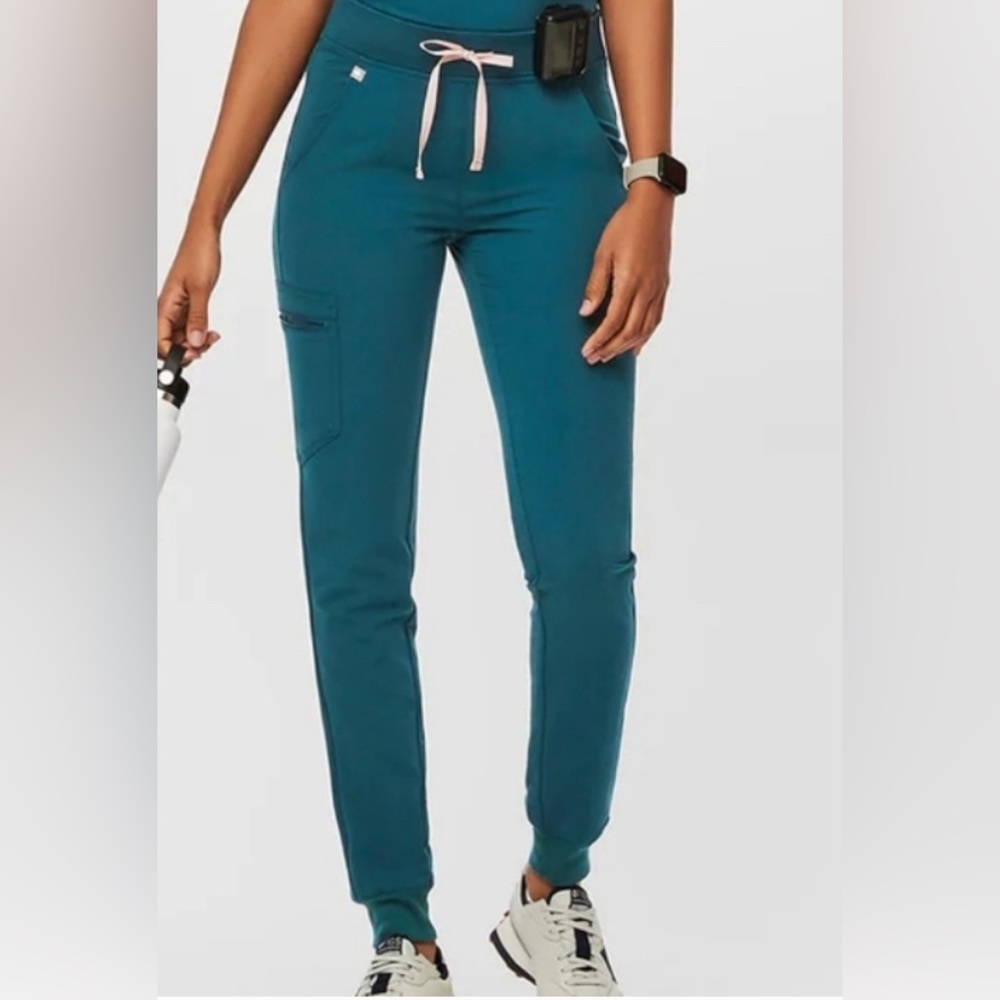 FIGS Caribbean Blue Zamora Jogger Scrub Pants